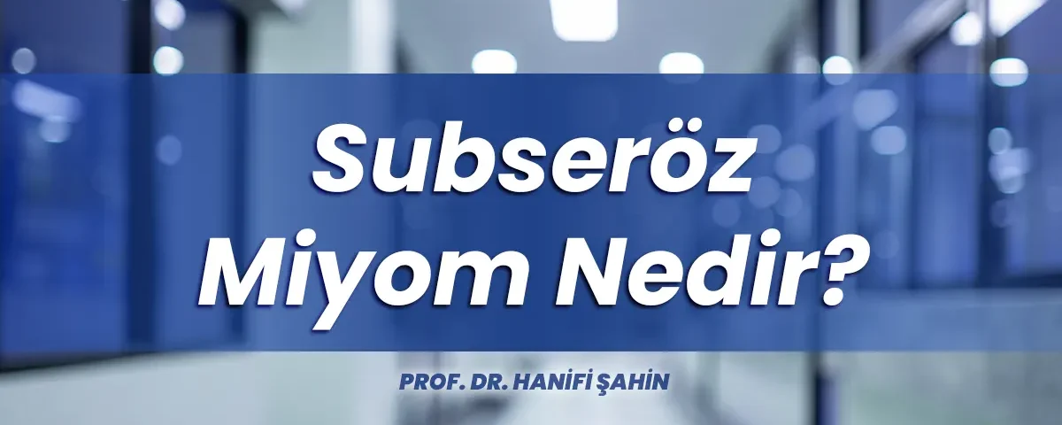 Subseröz miyom
