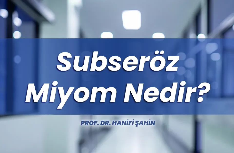 Subseröz miyom
